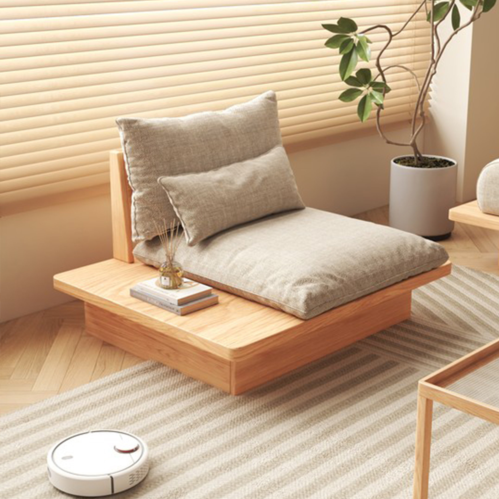 kaxiti 35.43'' Single Sofa with Storage | Wayfair